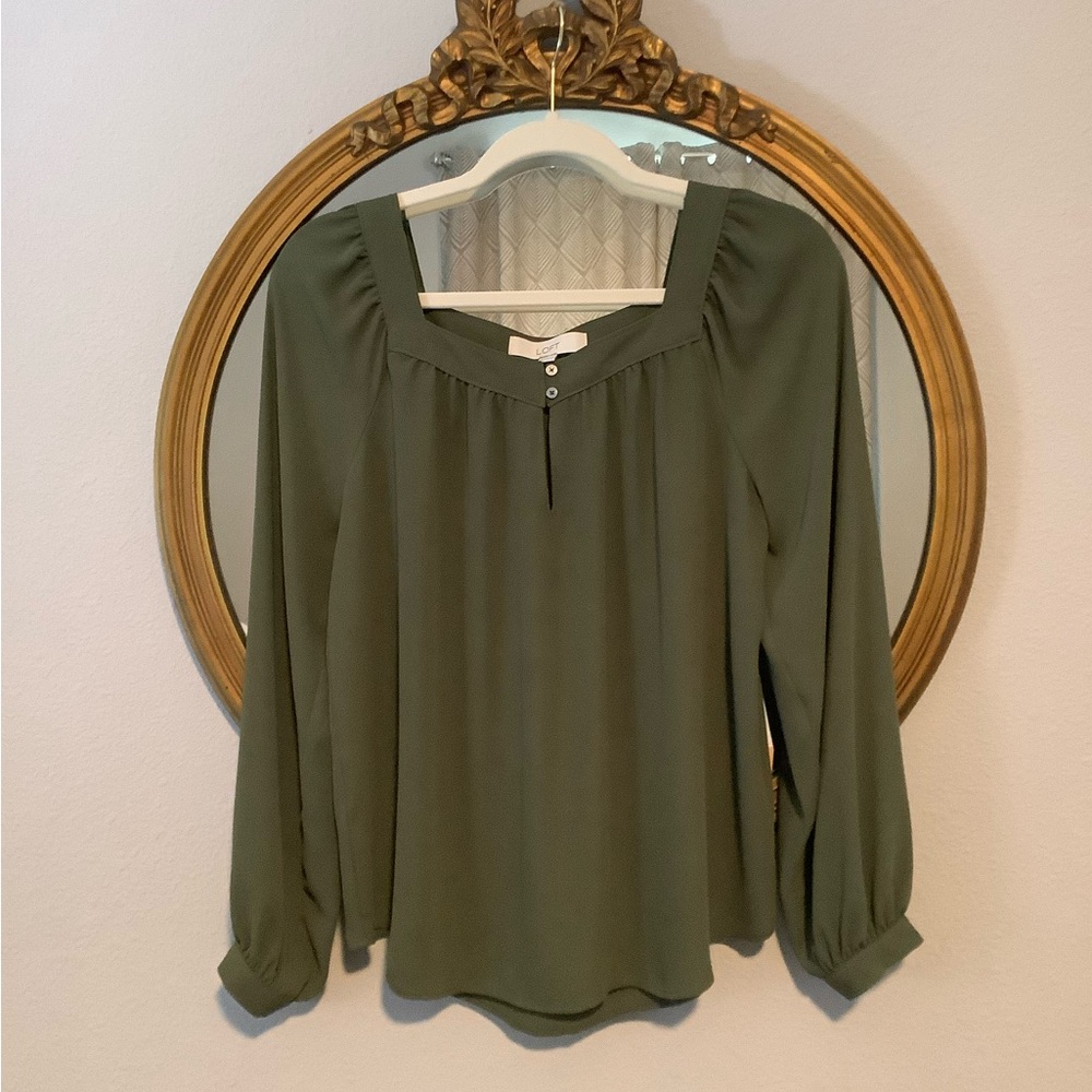 Loft Green blouse